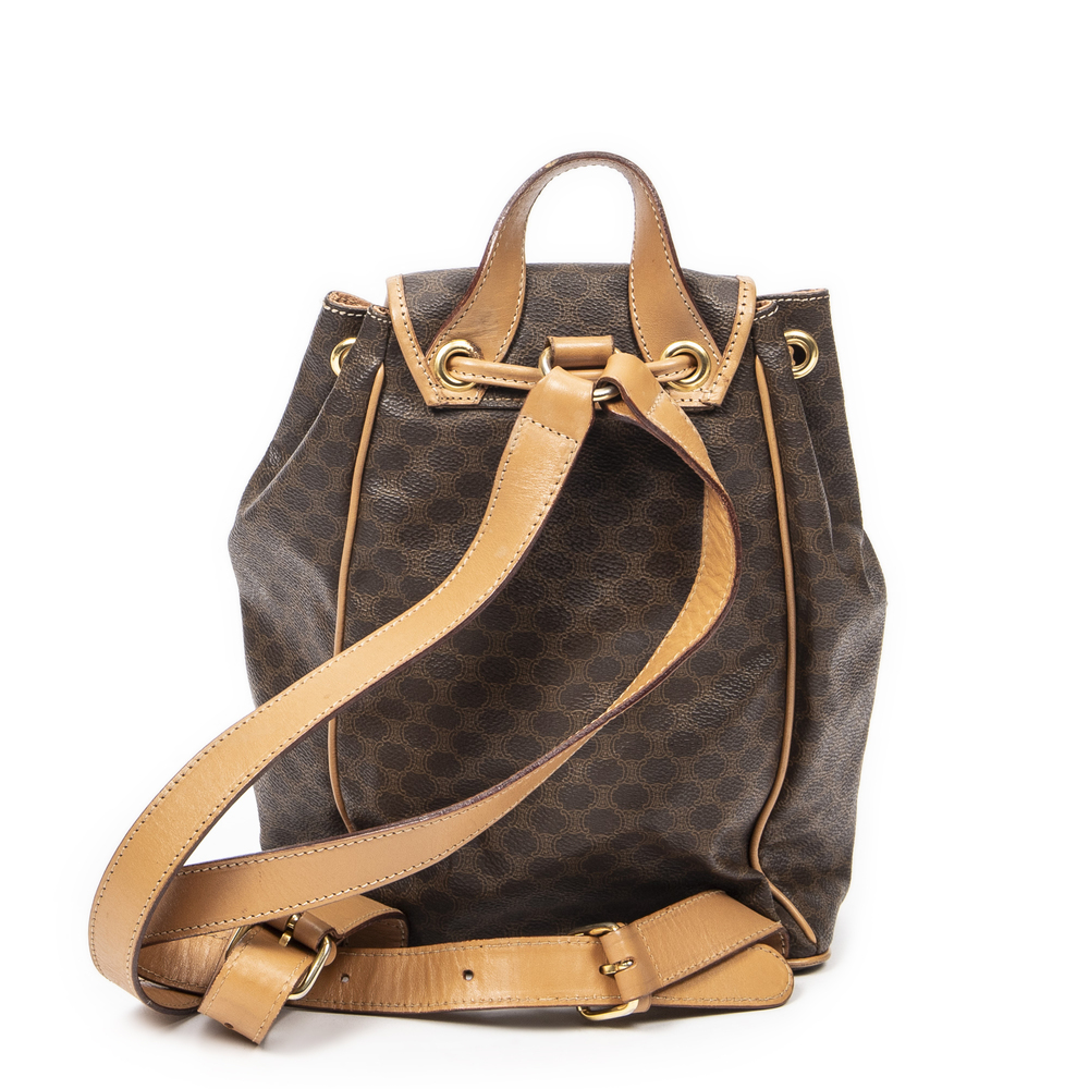 Celine Drawstring Flap Backpack - Picture 5 of 10